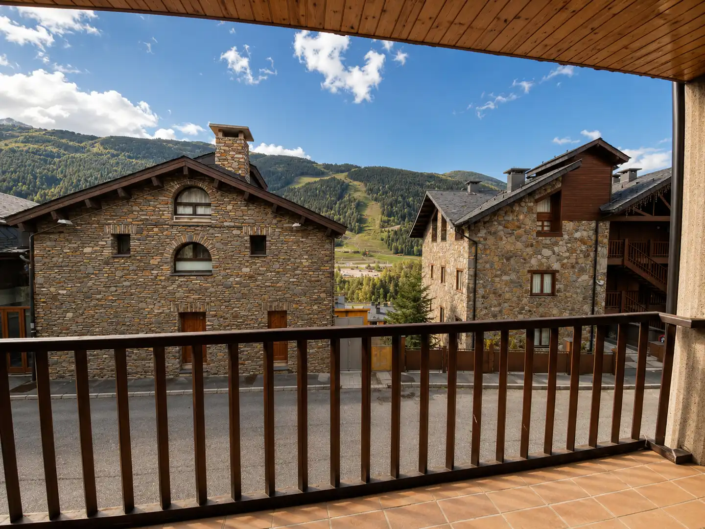 Terraza de Casa adosada de alquiler en Canillo con Calefacción, Parquet y Terraza