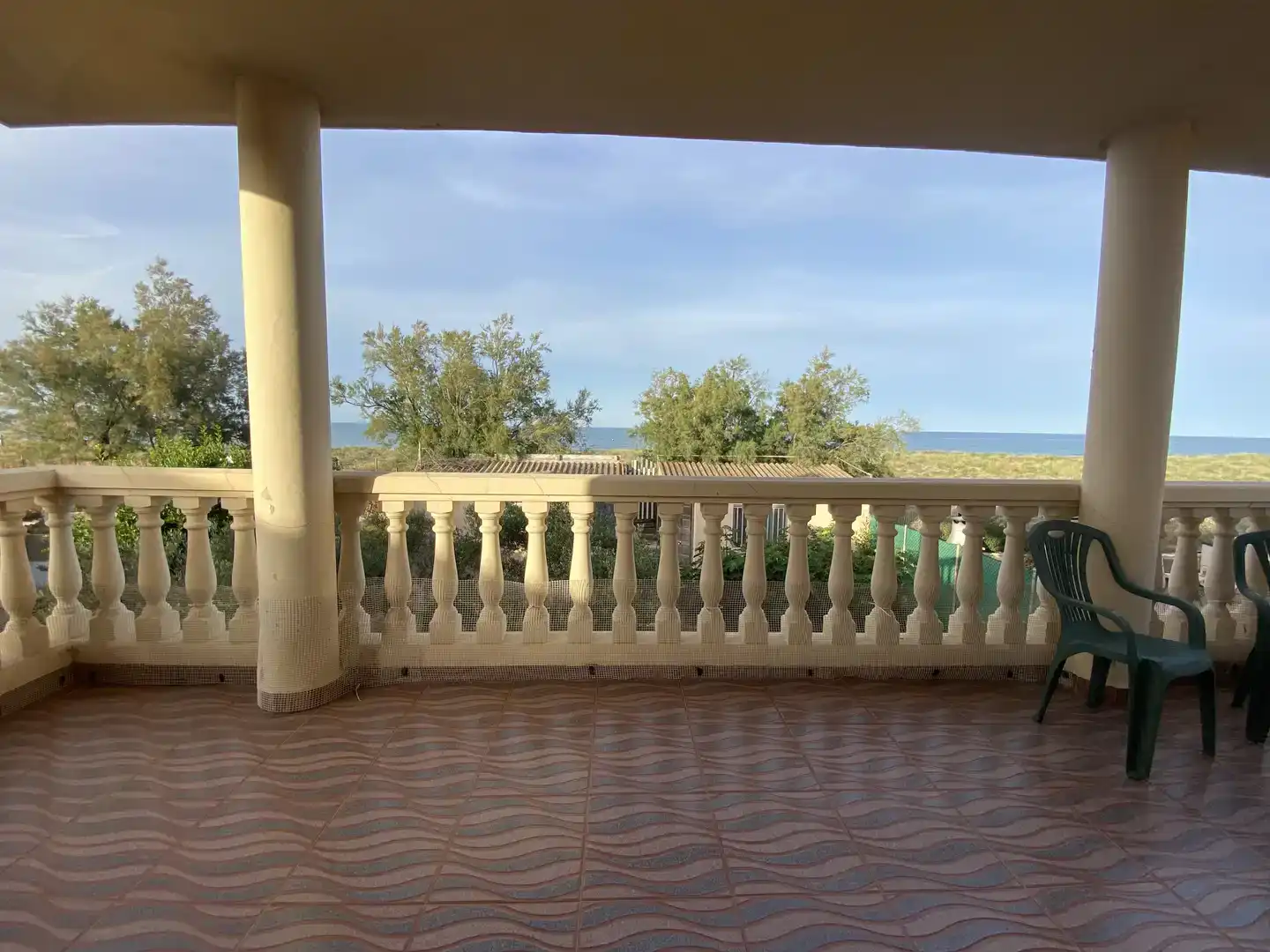 Terraza de Casa o chalet de alquiler en Tavernes de la Valldigna con Jardín privado y Amueblado