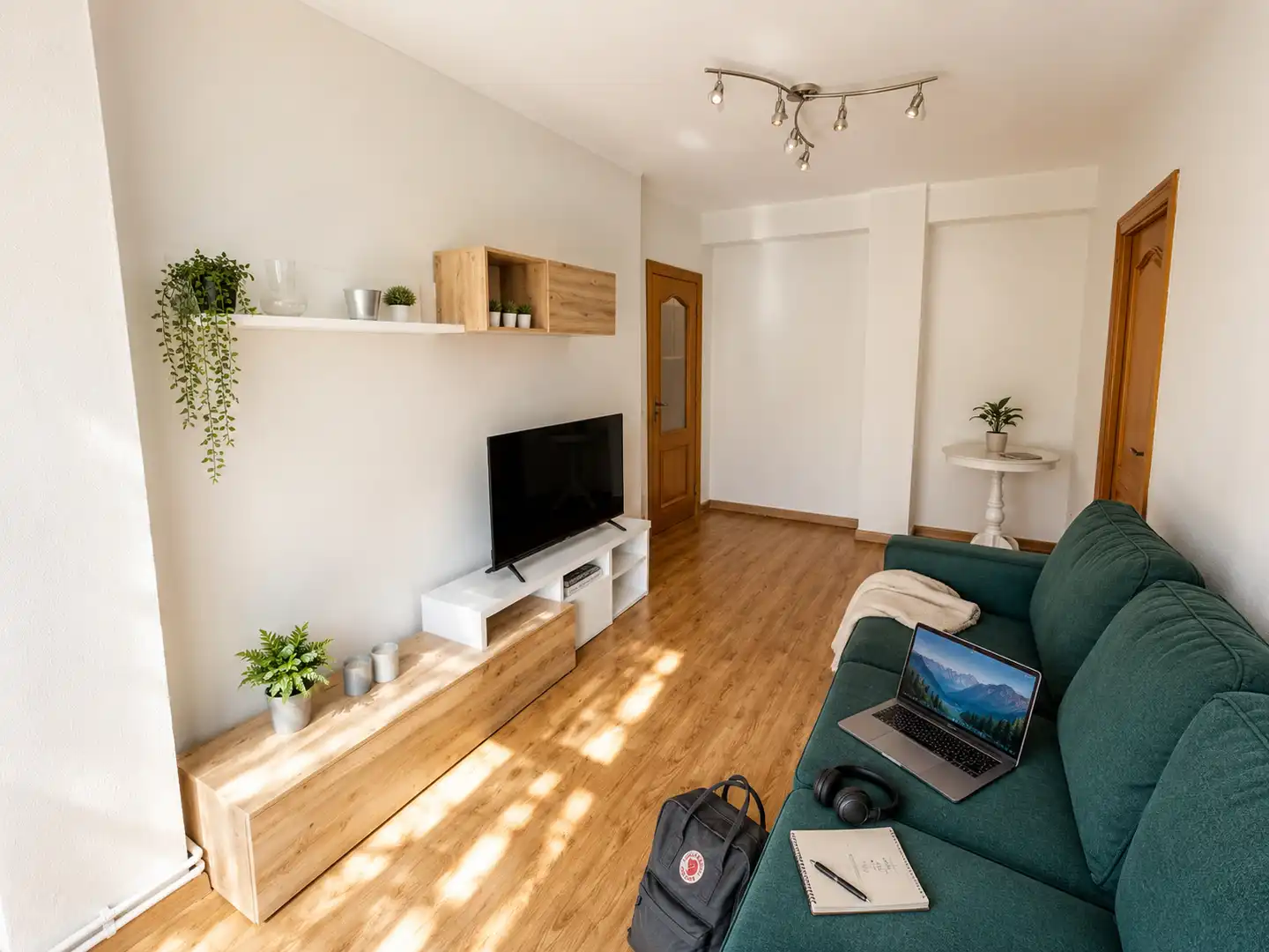 Sala de estar de Piso de alquiler en Santander con Calefacción, Amueblado y Horno