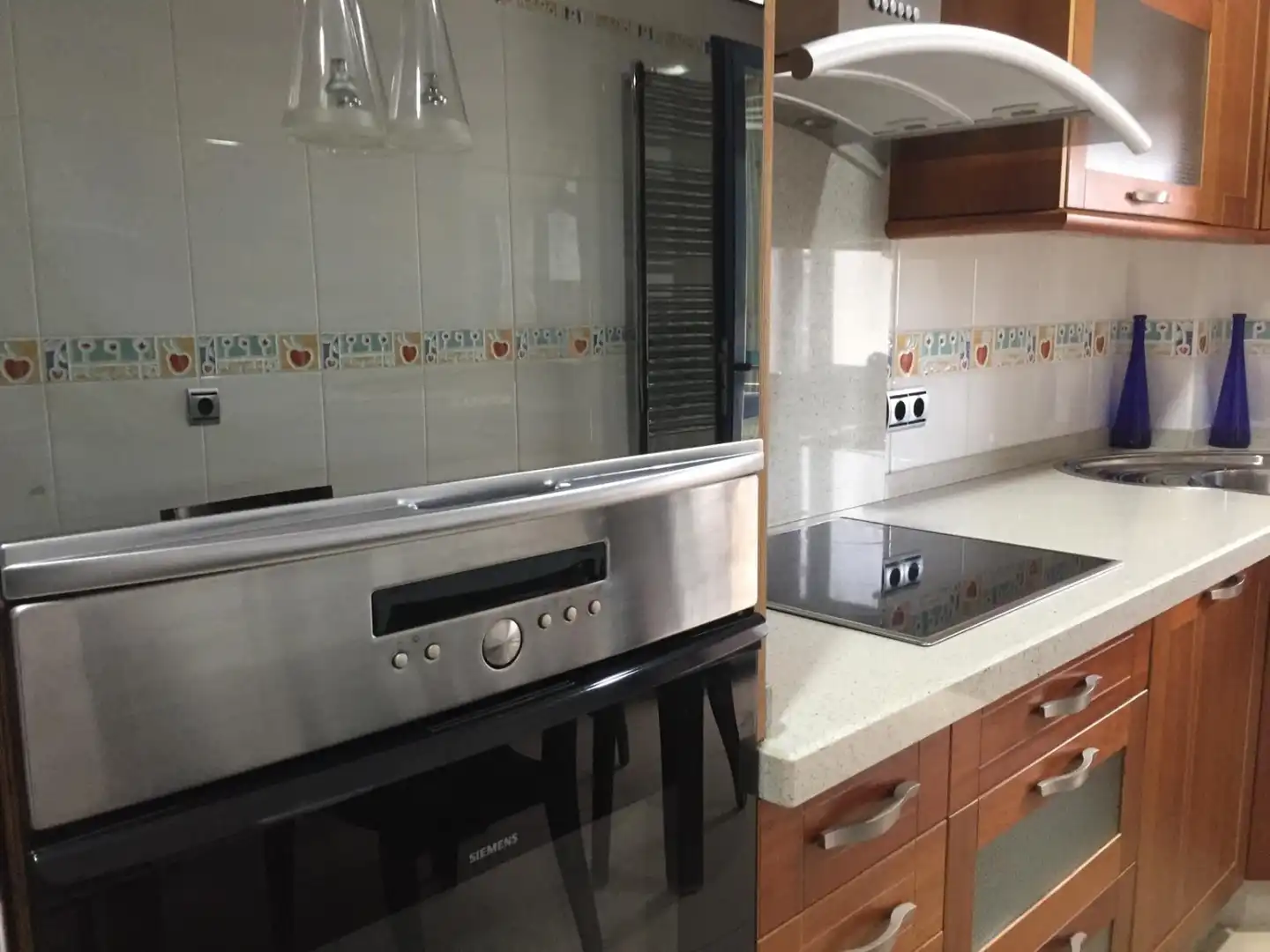 Cocina de Piso de alquiler en Vilagarcía de Arousa con Calefacción, Amueblado y Horno
