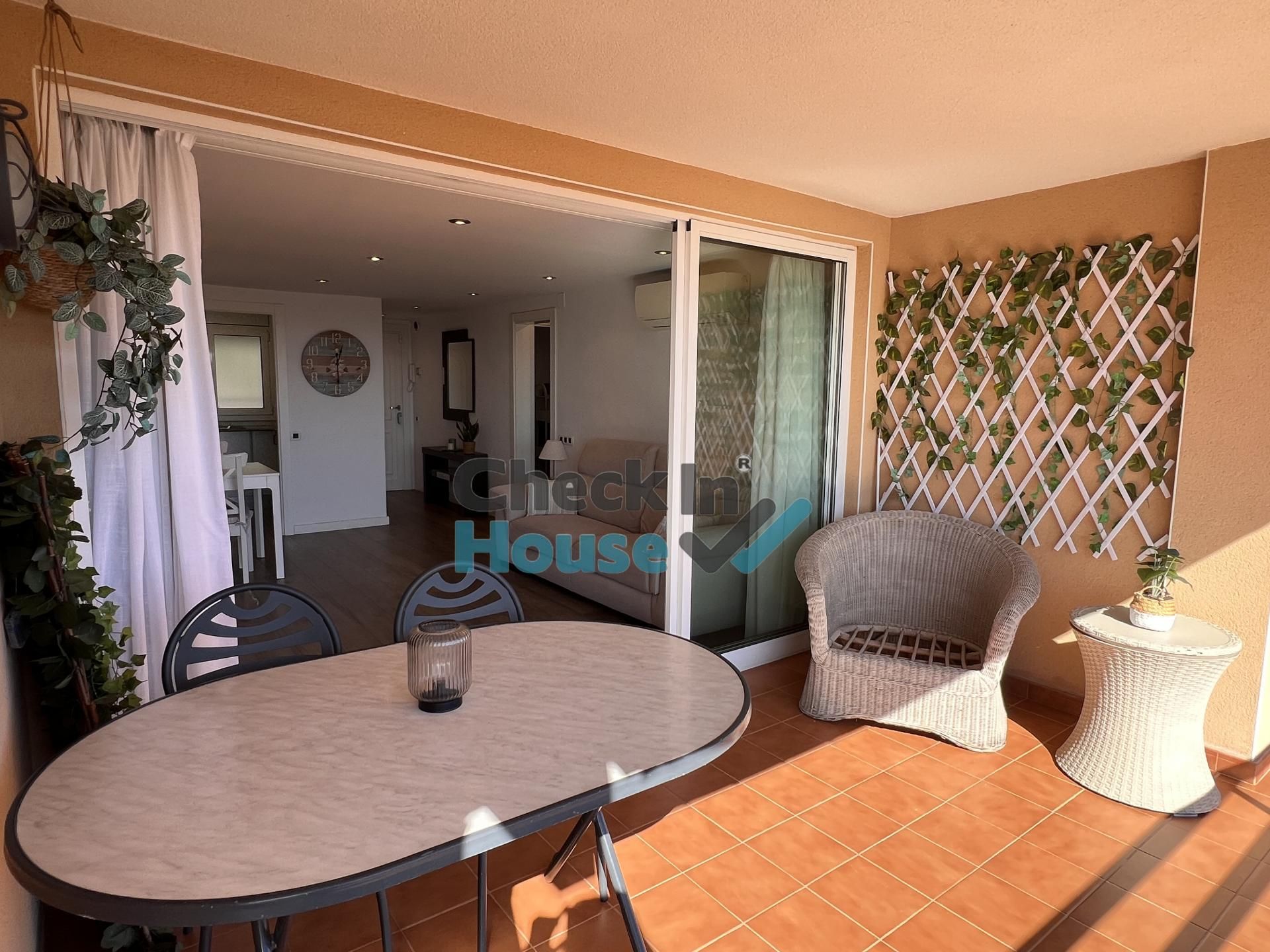 Terrace of Apartment for rent in Calonge i Sant Antoni  with Heating, Terrace and Furnished