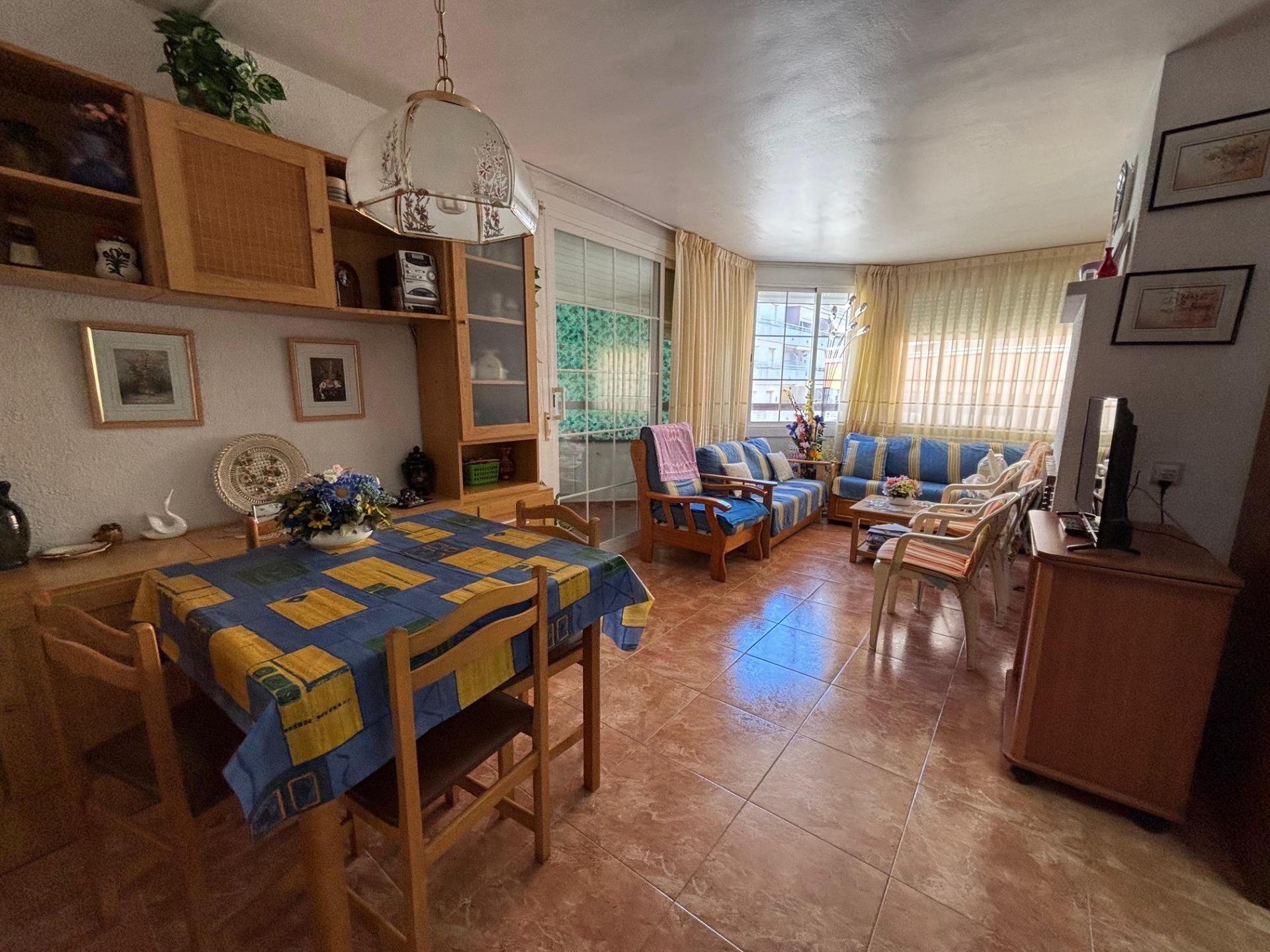 Living room of Flat for sale in Pineda de Mar  with Terrace, Storage room and Balcony