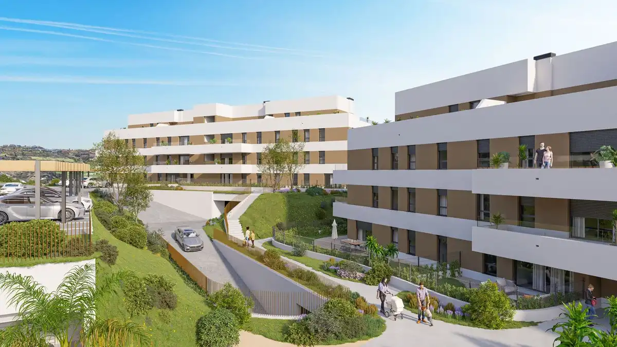 Vista exterior de Apartamento en venta en Mijas con Aire acondicionado, Terraza y Trastero