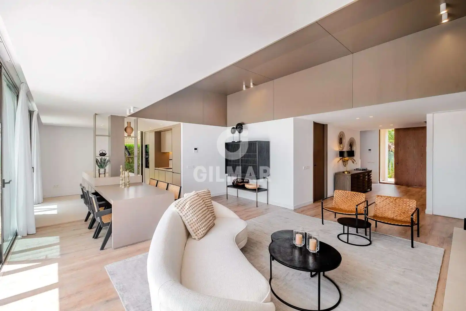 Living room of Houses for sale in Benahavís  with Heating, Private garden and Swimming Pool