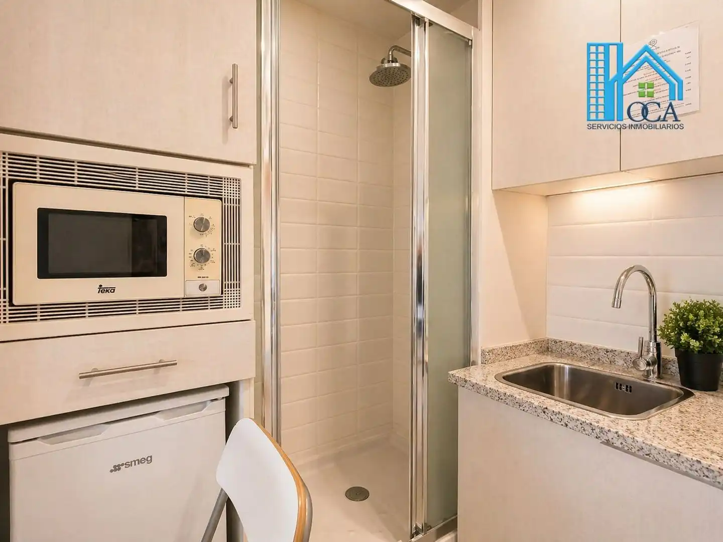 Küche von Wohnung zum Verkauf in Madrid mit Klimaanlage und Möbliert