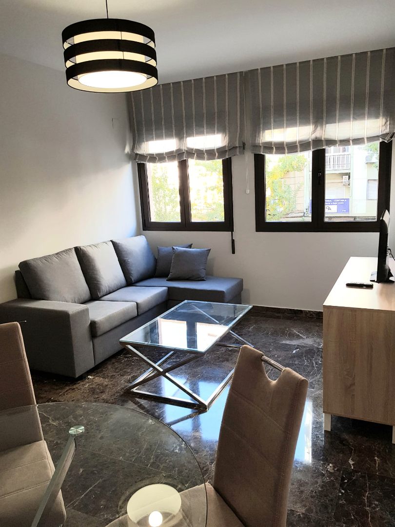 Living room of Apartment to rent in  Granada Capital  with Air Conditioner, Heating and Furnished