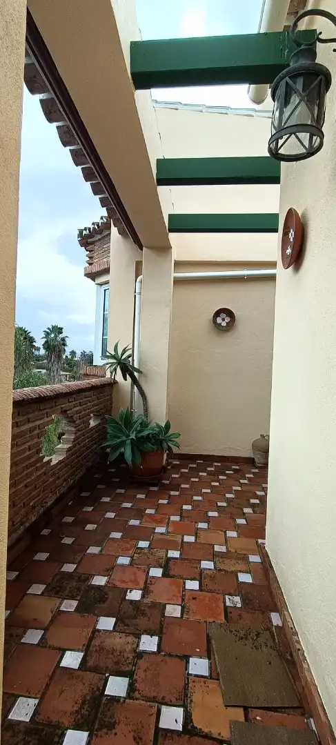 Balcony of Houses for sale in Alhaurín de la Torre  with Private garden, Terrace and Swimming Pool