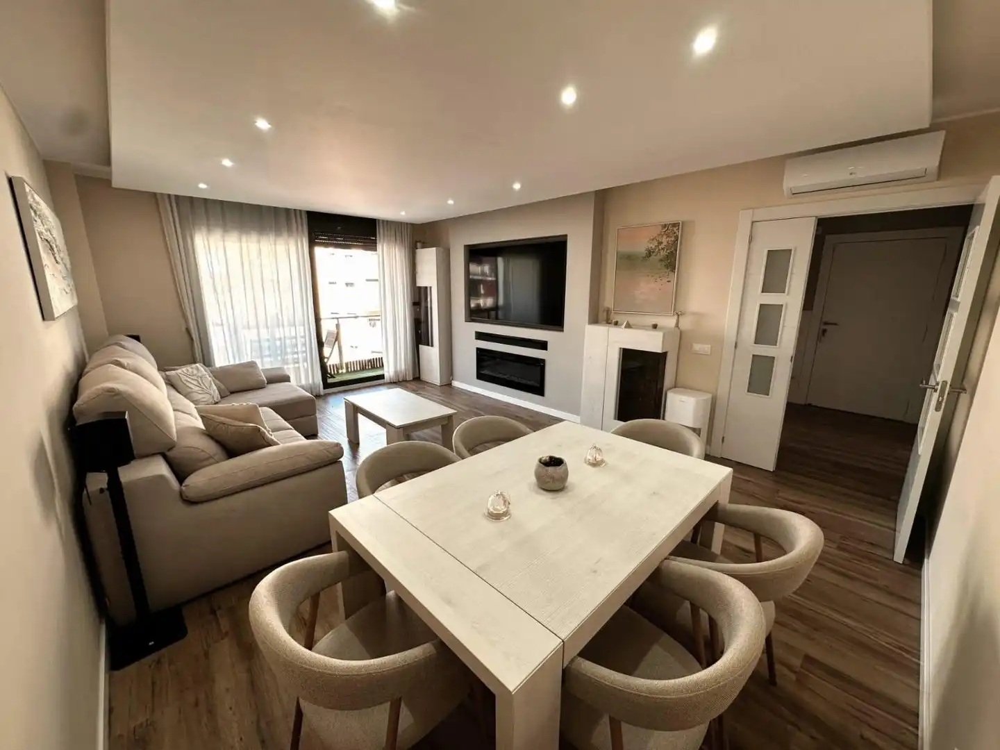 Sala de estar de Piso en venta en Castellar del Vallès con Aire acondicionado, Jardín privado y Trastero