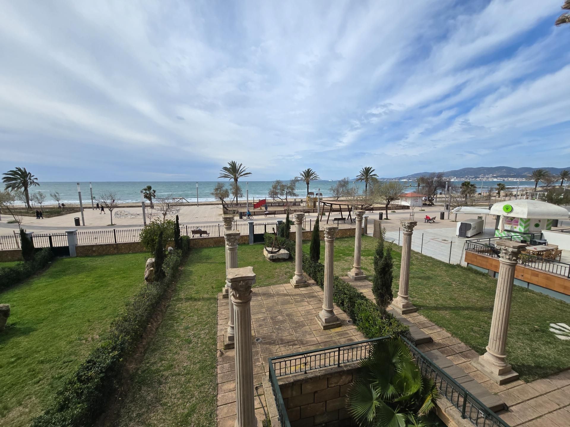 Jardí de Pis de lloguer en  Palma de Mallorca amb Calefacció, Parquet i Terrassa