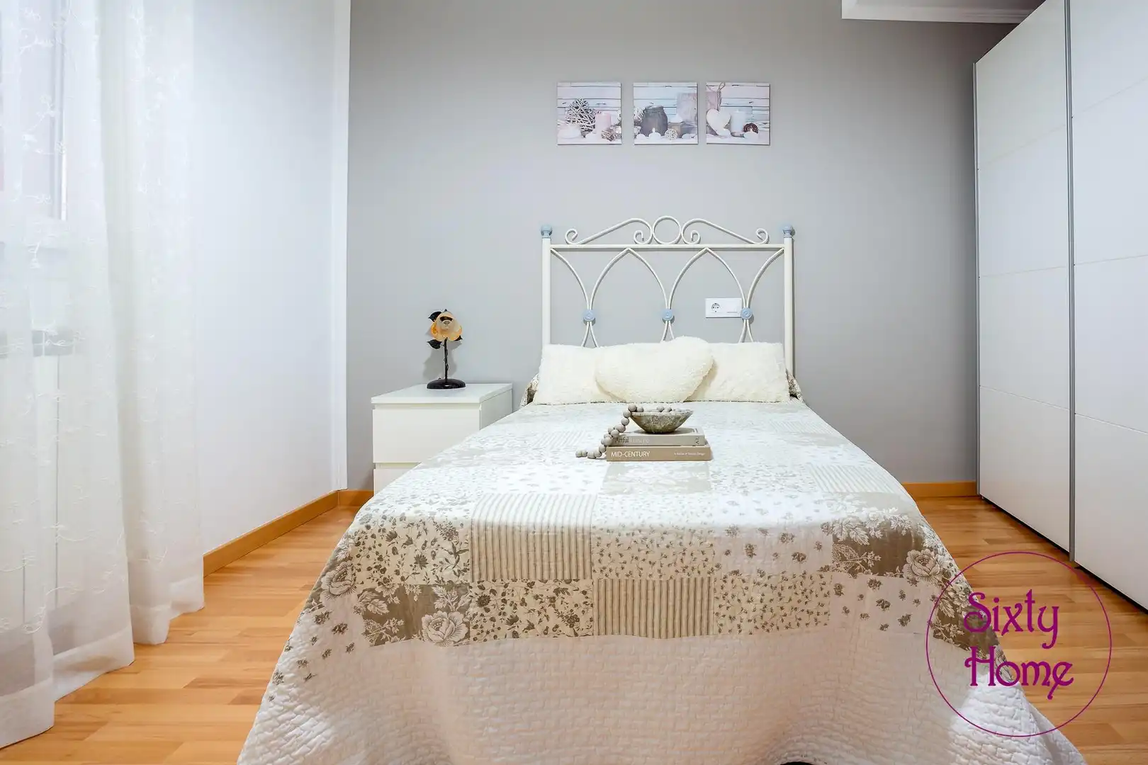 Bedroom of Flat for sale in Andorra (Teruel)  with Heating, Parquet flooring and Terrace