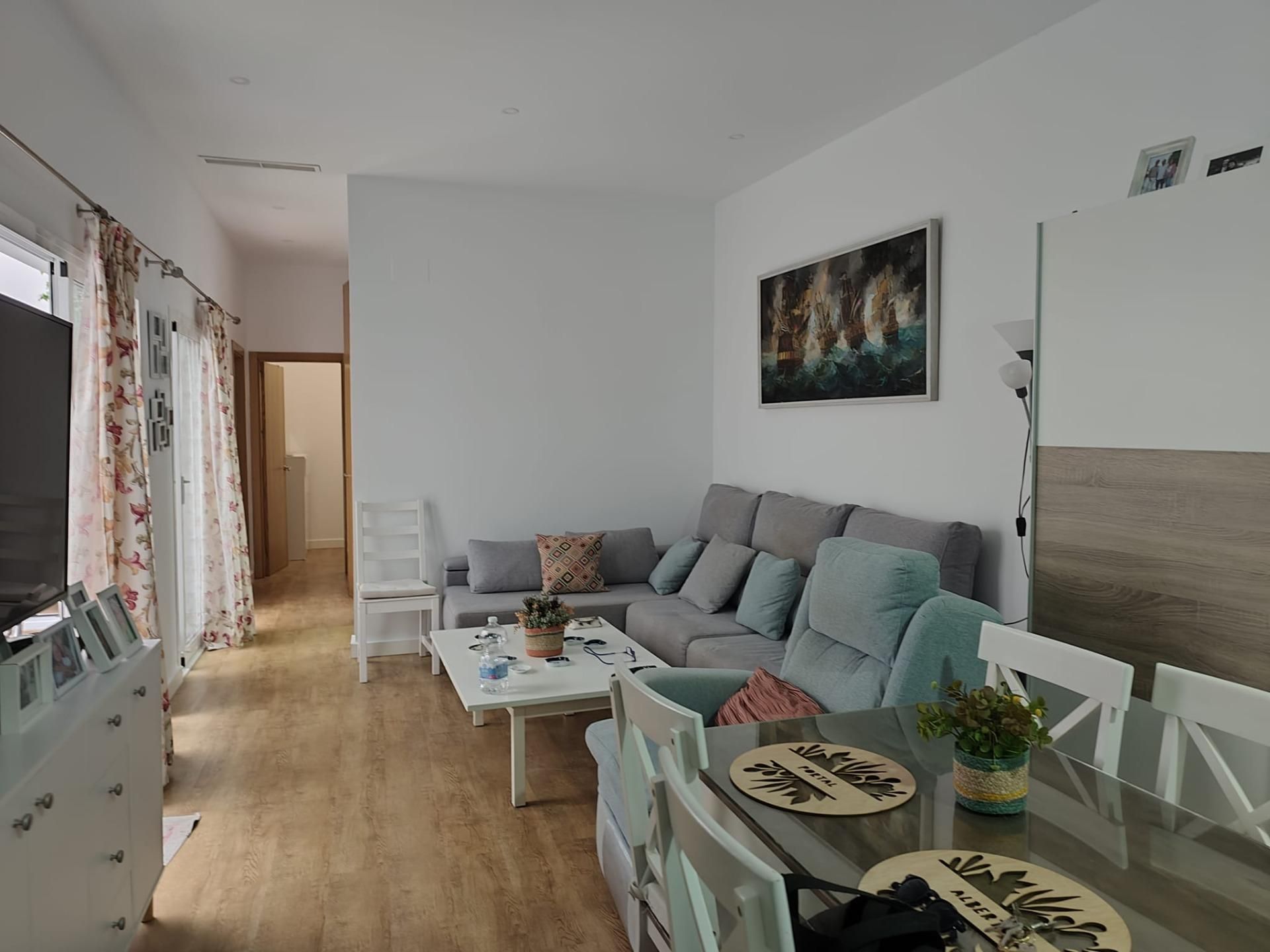 Living room of Flat for sale in  Cádiz Capital  with Air Conditioner
