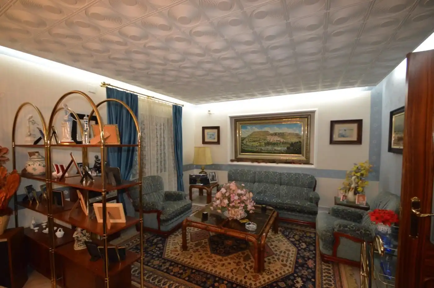 Sala d'estar de Casa o xalet en venda en Vinaròs amb Aire condicionat, Jardí privat i Terrassa