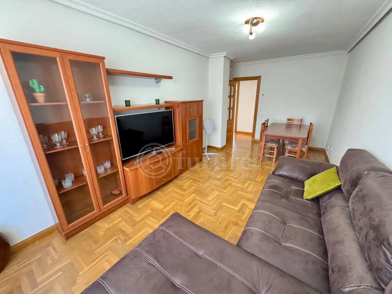 Living room of Flat for rent in Salamanca  with Heating, Furnished and Balcony