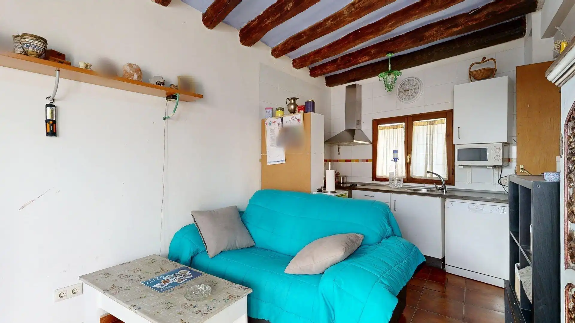Sala de estar de Casa o chalet en venta en Ejea de los Caballeros con Calefacción y Terraza