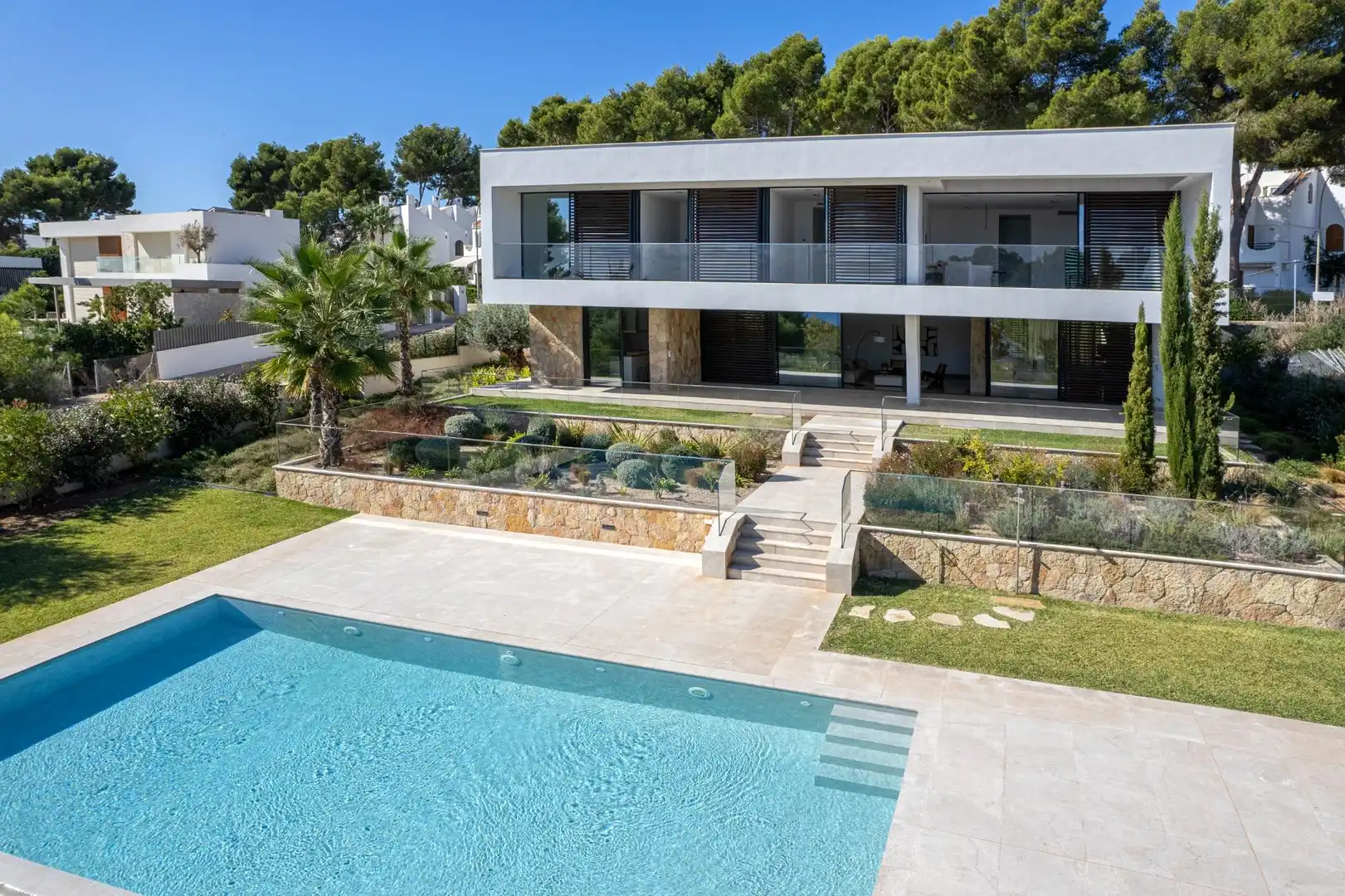 Exterior view of Houses for sale in Calvià  with Air Conditioner, Private garden and Terrace