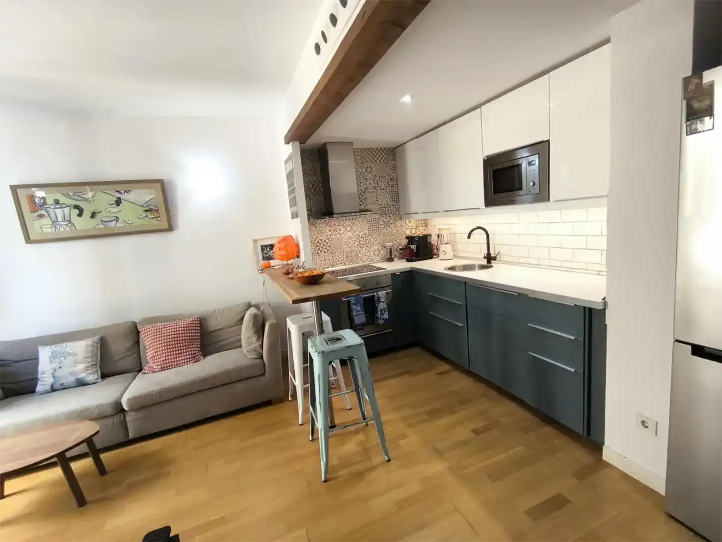 Küche von Wohnung zum Verkauf in  Palma de Mallorca mit Klimaanlage