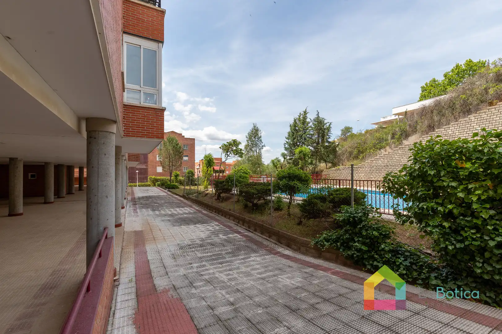 Terrace of Flat for sale in Toledo  with Heating, Parquet flooring and Washing machine