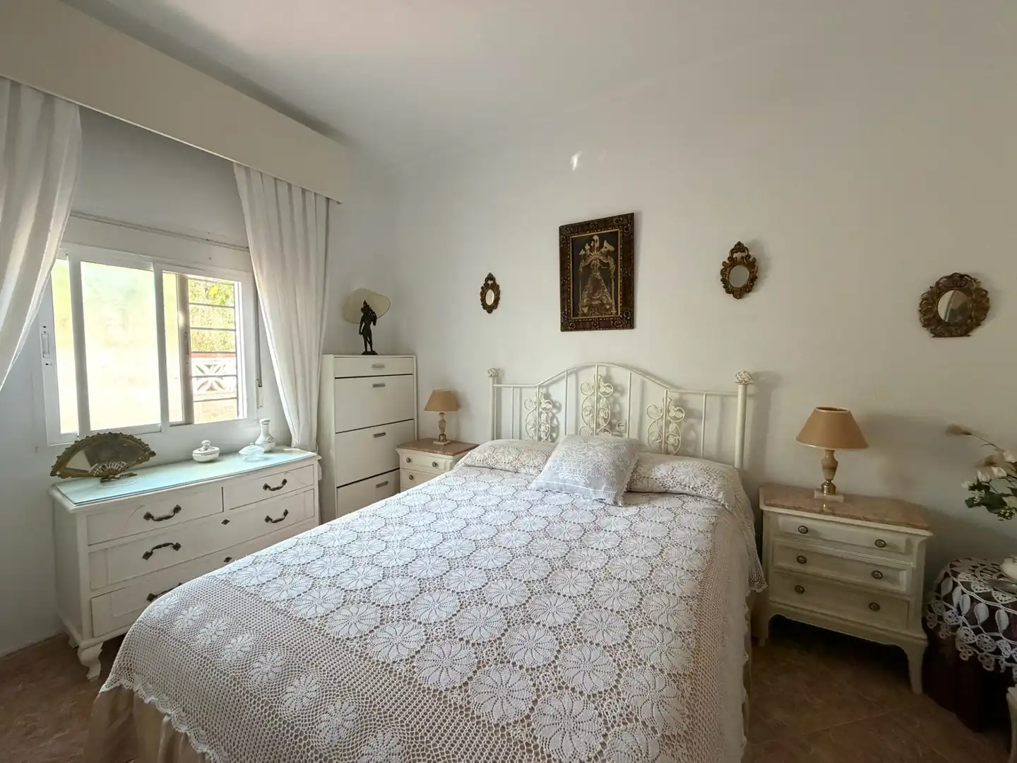 Schlafzimmer von Country house zum Verkauf in Pizarra mit Klimaanlage, Privatgarten und Terrasse