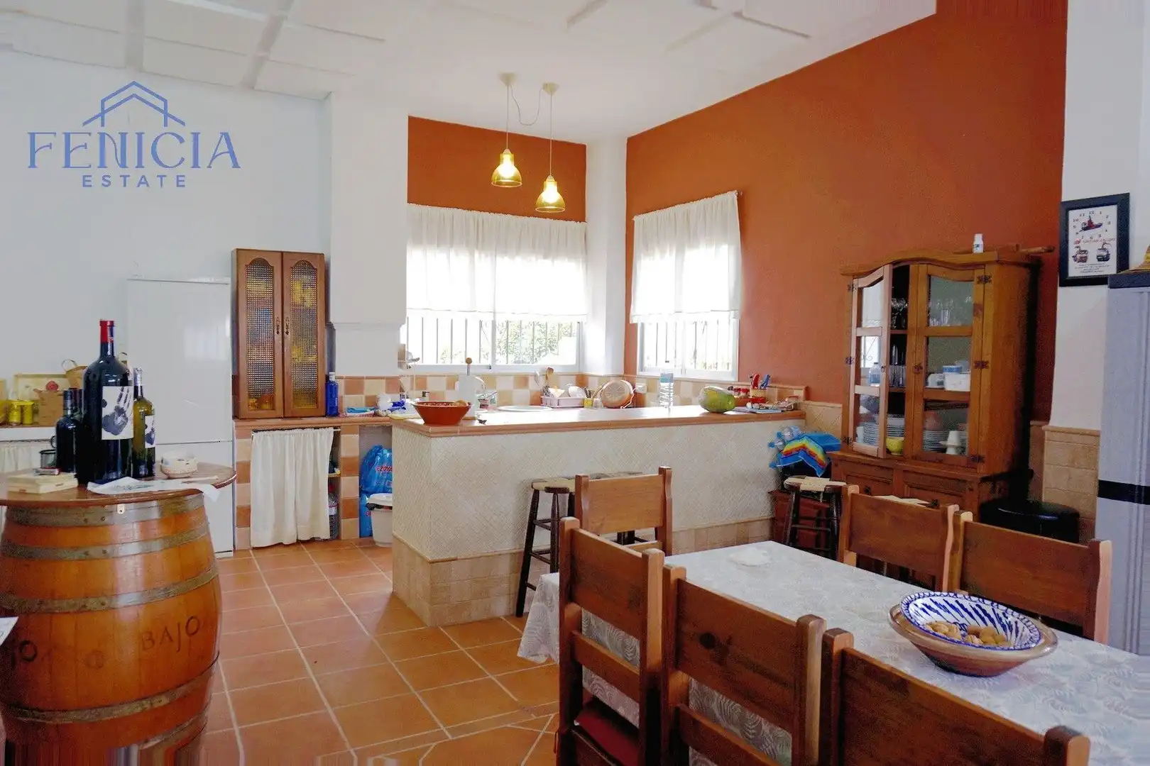 Cocina de Finca rústica en venta en Almuñécar con Aire acondicionado, Jardín privado y Terraza