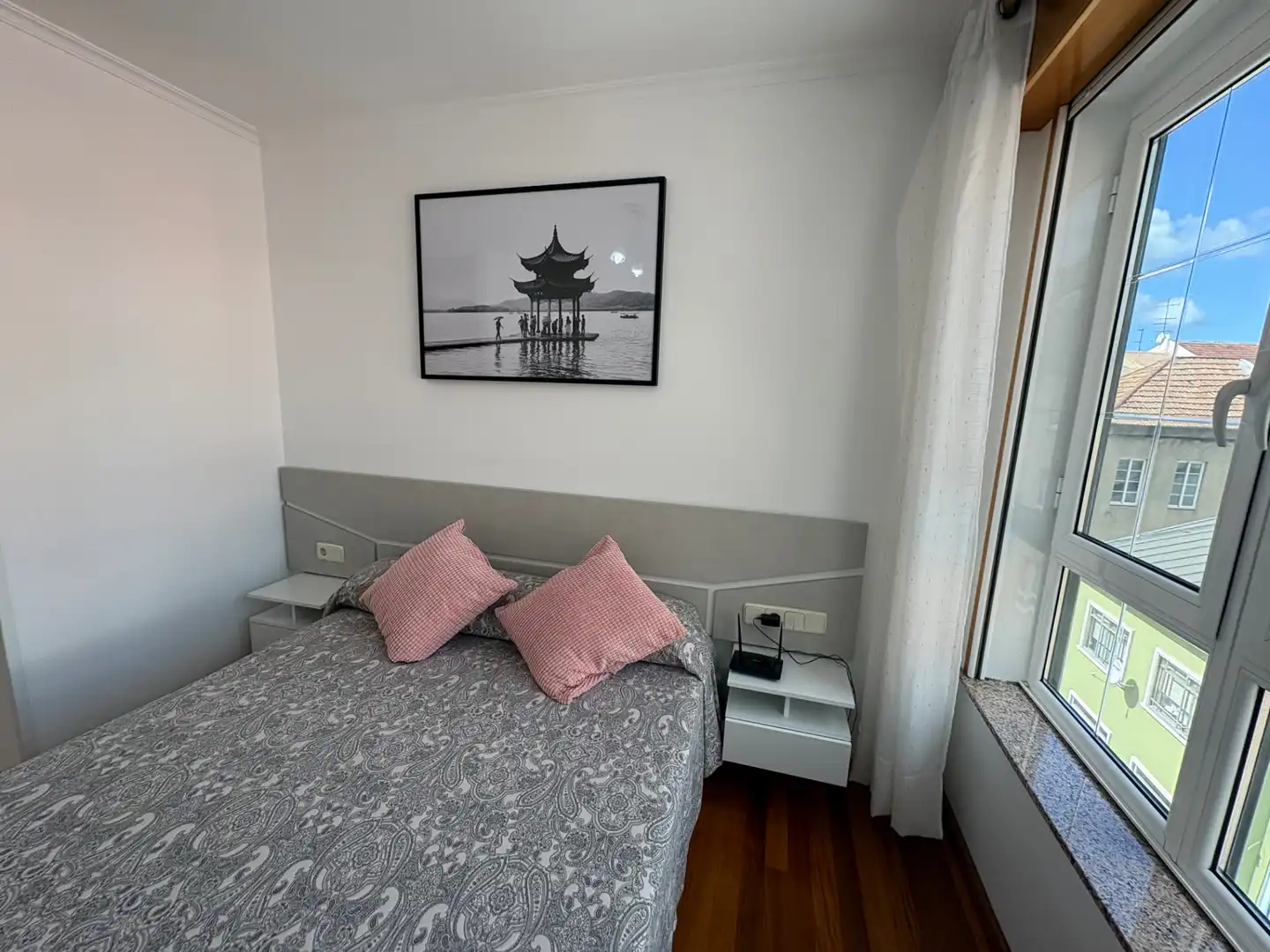 Schlafzimmer von Wohnung zur Miete in Ferrol mit Heizung, Abstellraum und Möbliert
