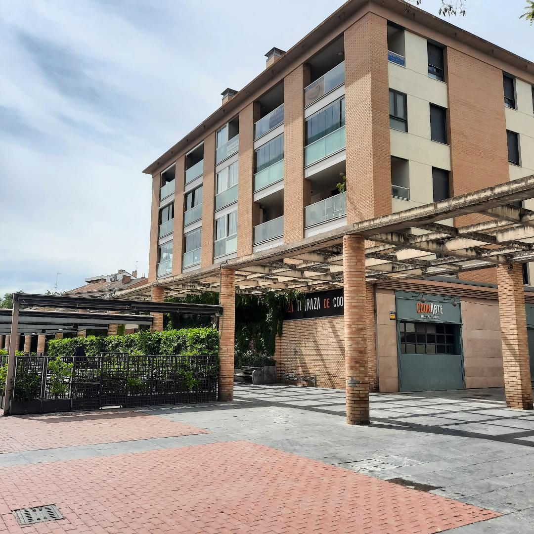 Exterior view of Flat for sale in Tudela  with Air Conditioner, Heating and Private garden
