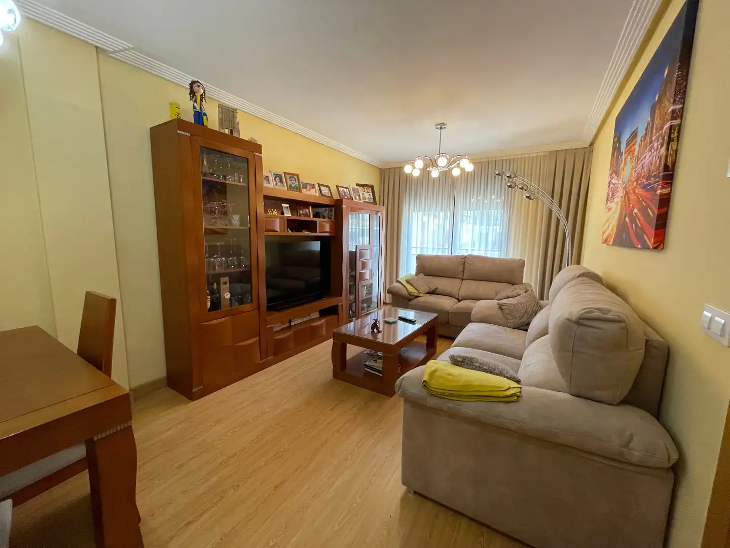Wohnzimmer von Wohnung zum Verkauf in Peñaranda de Bracamonte mit Heizung, Privatgarten und Parkett