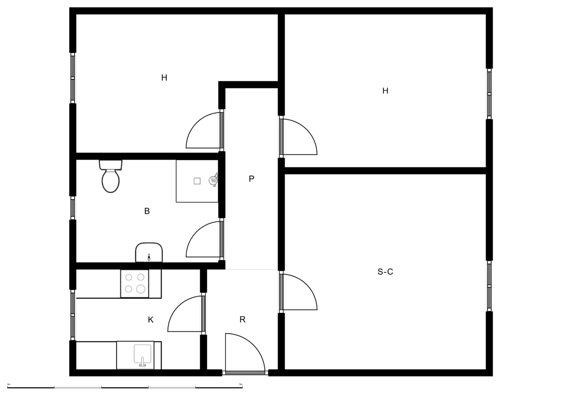 Flat for sale in  Madrid Capital  with Oven
