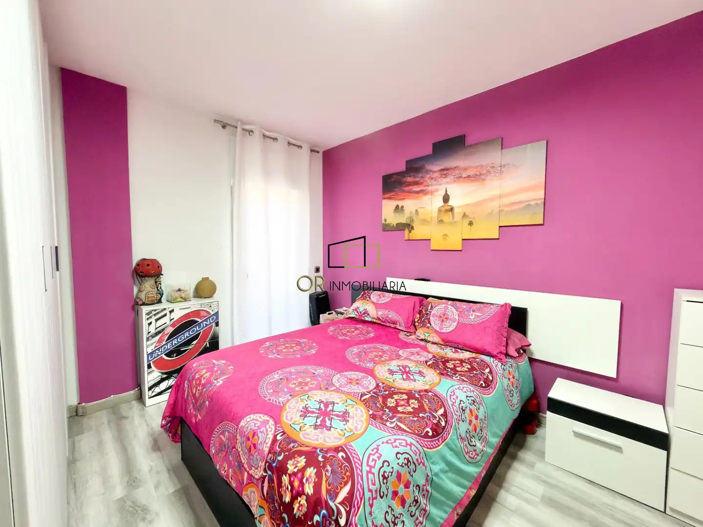 Bedroom of Flat for sale in El Vendrell  with Heating, Parquet flooring and Terrace
