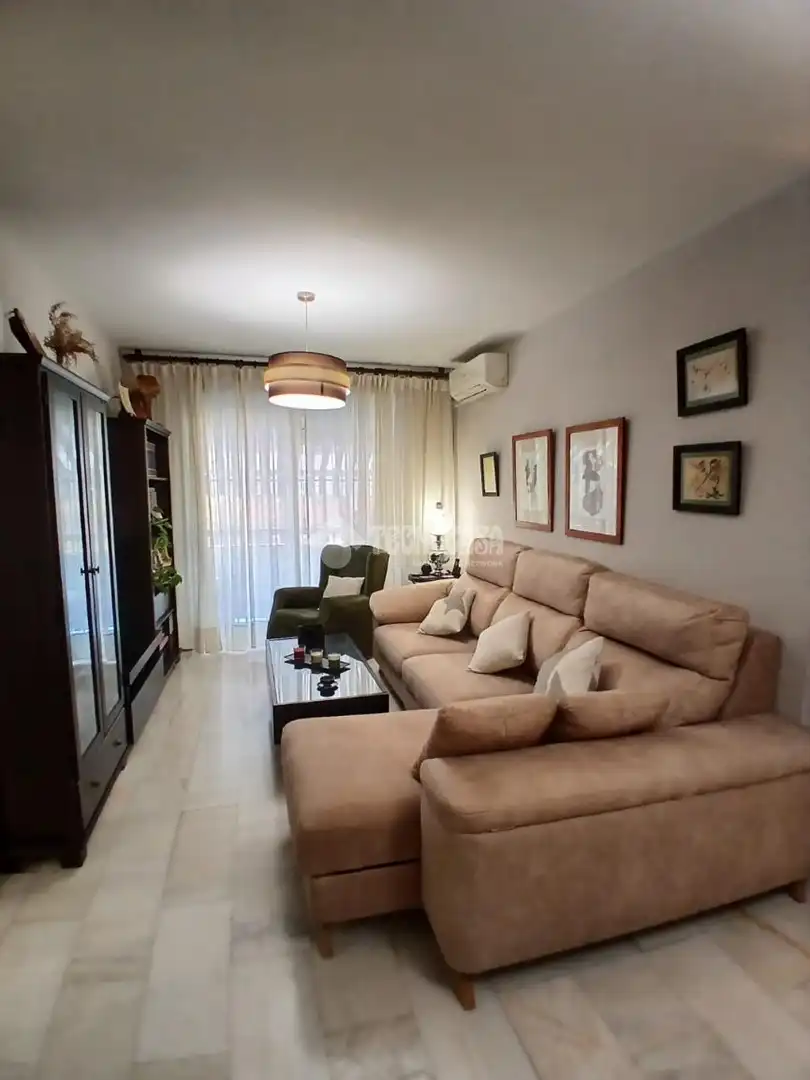 Sala de estar de Piso en venta en Sevilla con Aire acondicionado, Terraza y Balcón