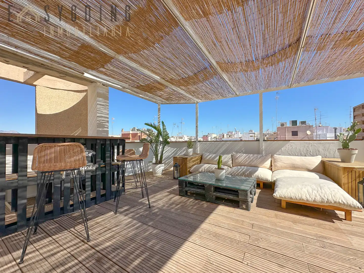 Terraza de Ático en venta en Elche / Elx con Aire acondicionado, Terraza y Amueblado