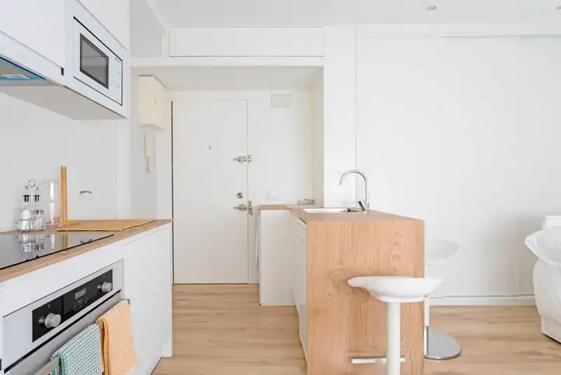 Küche von Wohnung zur Miete in Madrid mit Klimaanlage und Möbliert
