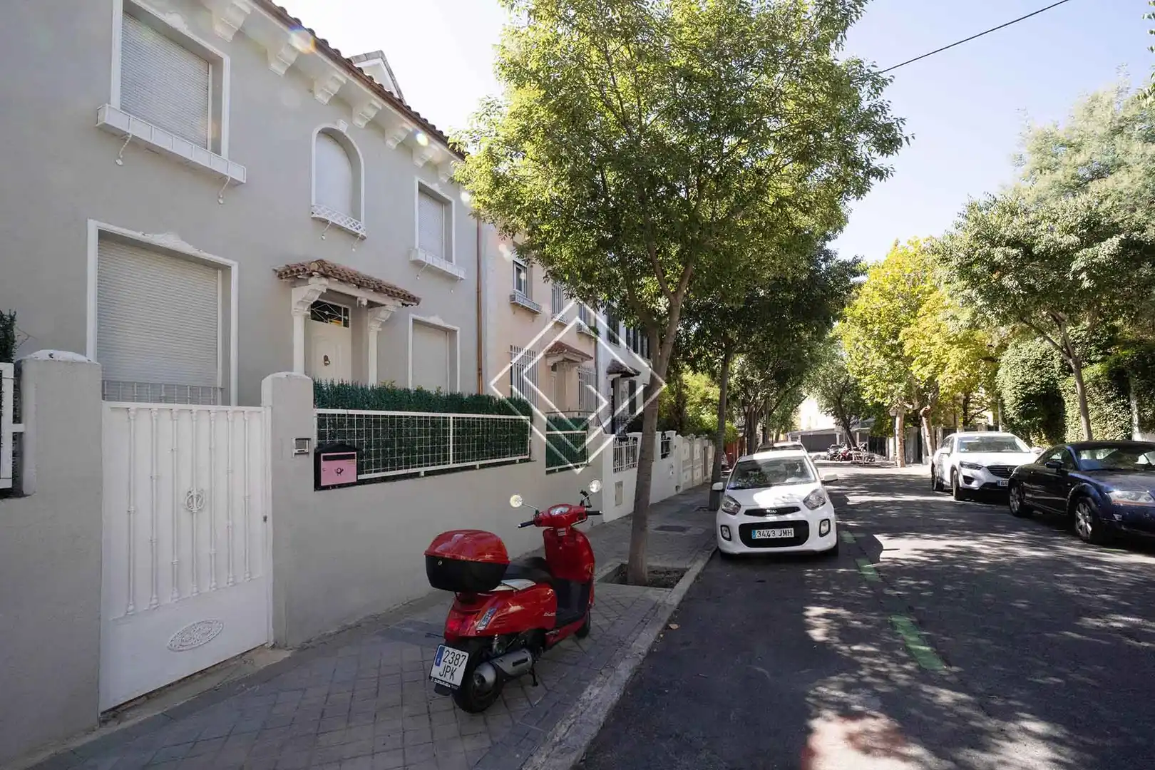 Exterior view of Houses for sale in Madrid  with Private garden and Swimming Pool