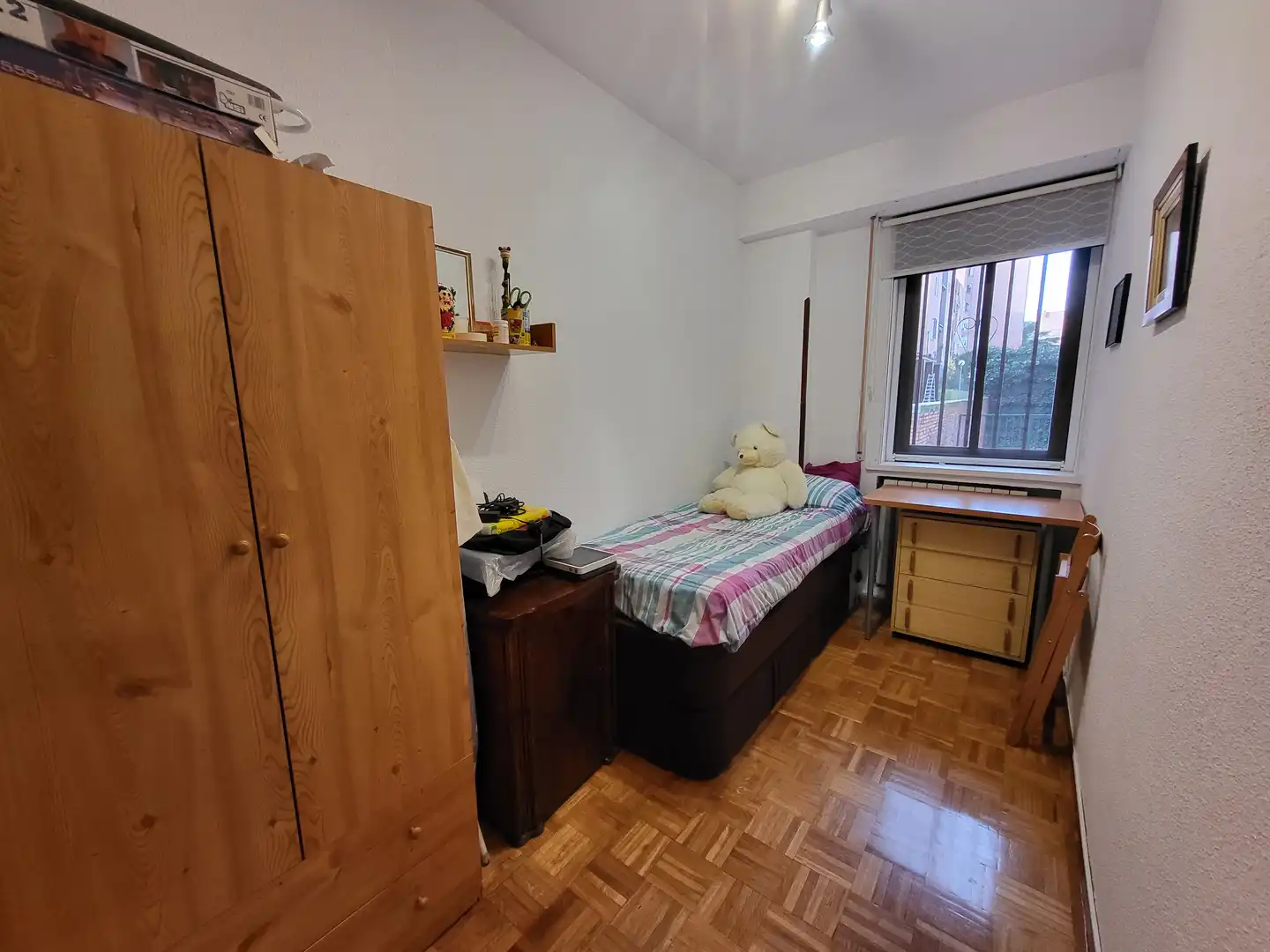 Schlafzimmer von Wohnung zum Verkauf in Madrid mit Heizung, Parkett und Terrasse
