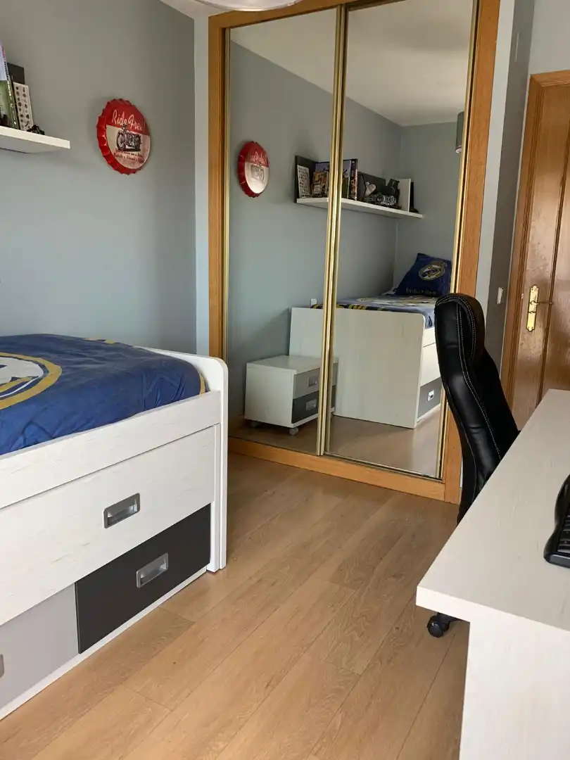 Schlafzimmer von Maisonette zur Miete in Salamanca mit Heizung, Privatgarten und Parkett