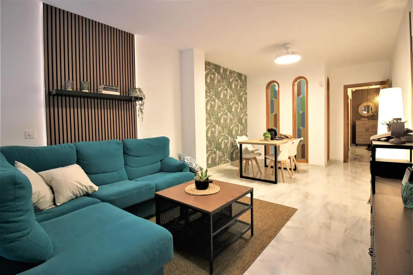 Living room of Flat for rent in Almería  with Air Conditioner, Furnished and Internet