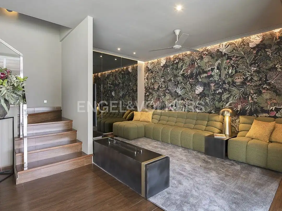 Sala de estar de Casa o chalet en venta en Sant Pere de Ribes con Aire acondicionado, Calefacción y Jardín privado