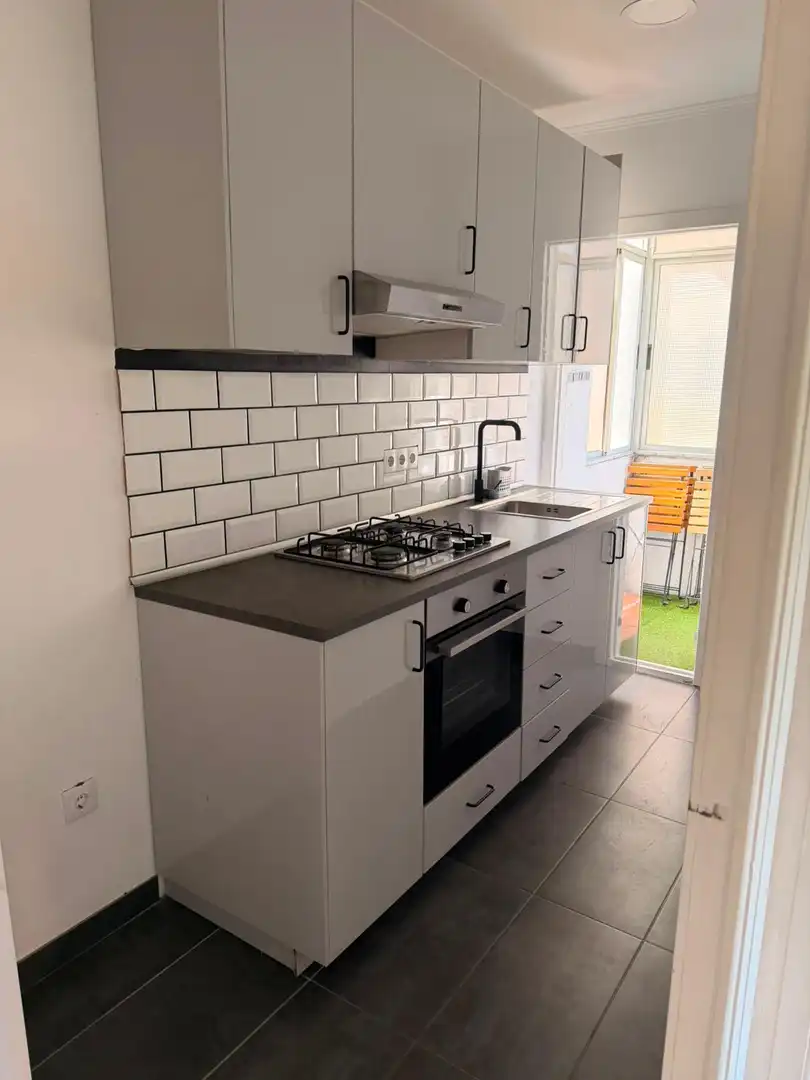 Kitchen of Flat for sale in Gavà  with Private garden, Parquet flooring and Terrace