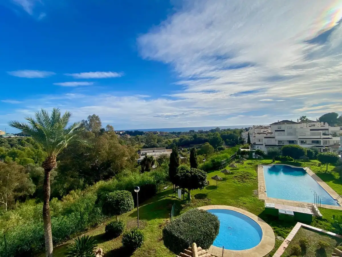 Jardí de Àtic de lloguer amb opció a compra en Marbella amb Aire condicionat, Terrassa i Moblat