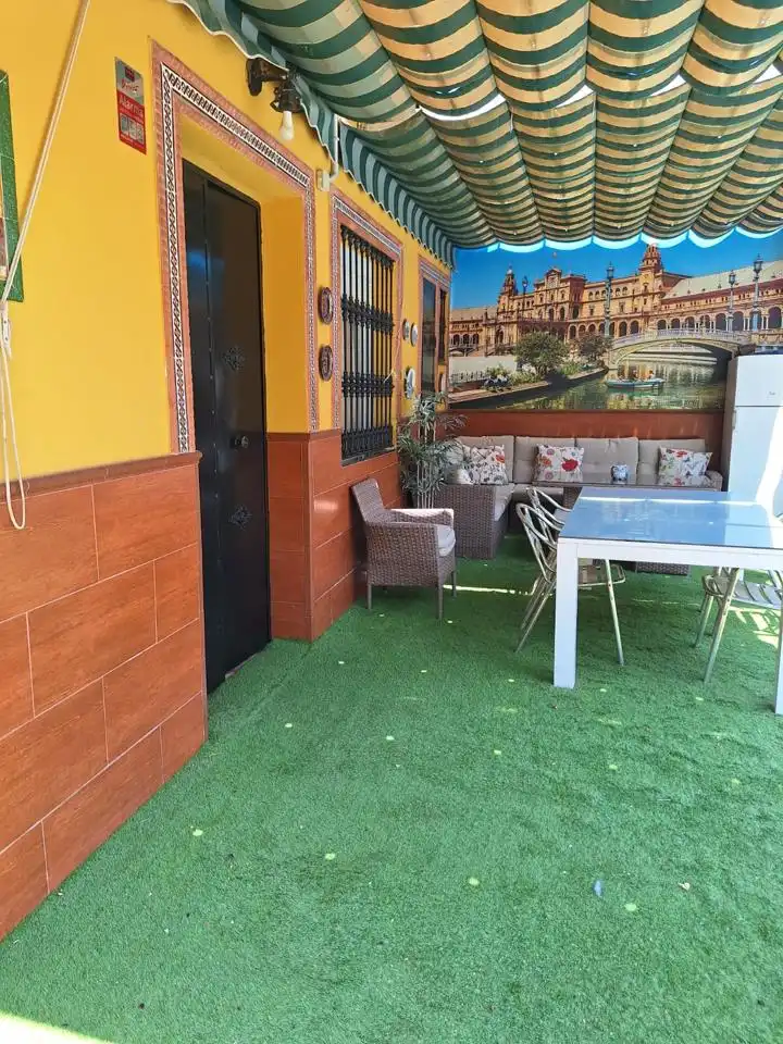 Terraza de Casa o chalet en venta en Alcalá de Guadaira con Aire acondicionado, Jardín privado y Terraza