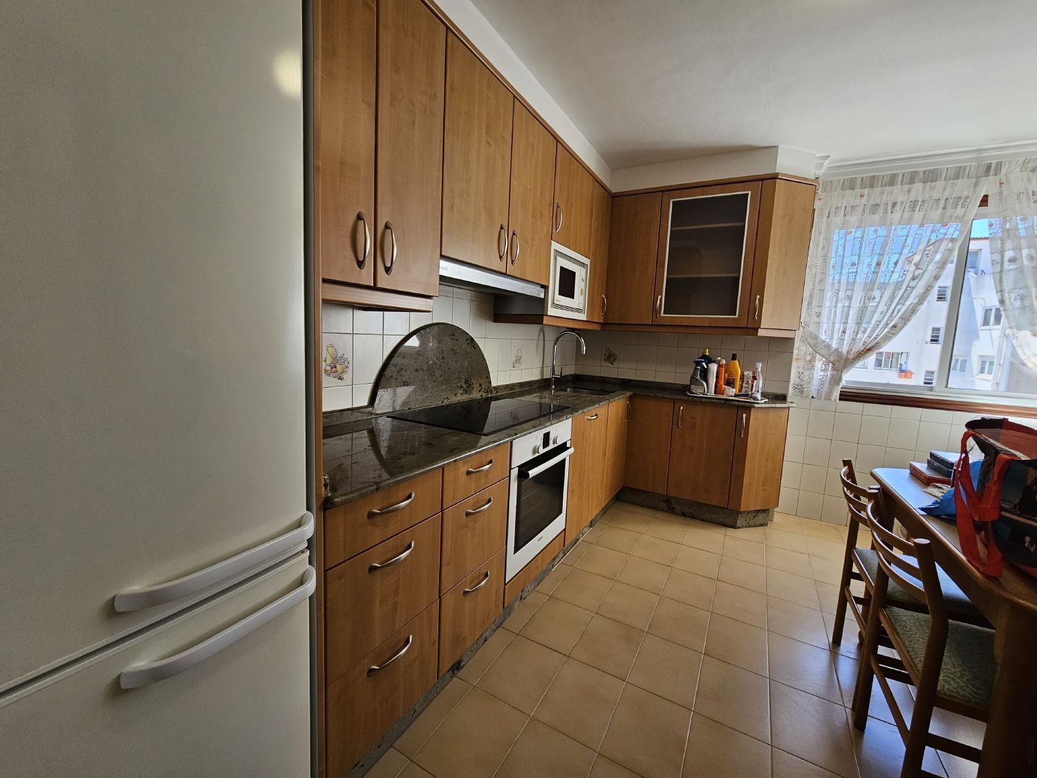 Kitchen of Flat to rent in A Coruña Capital   with Heating and Furnished