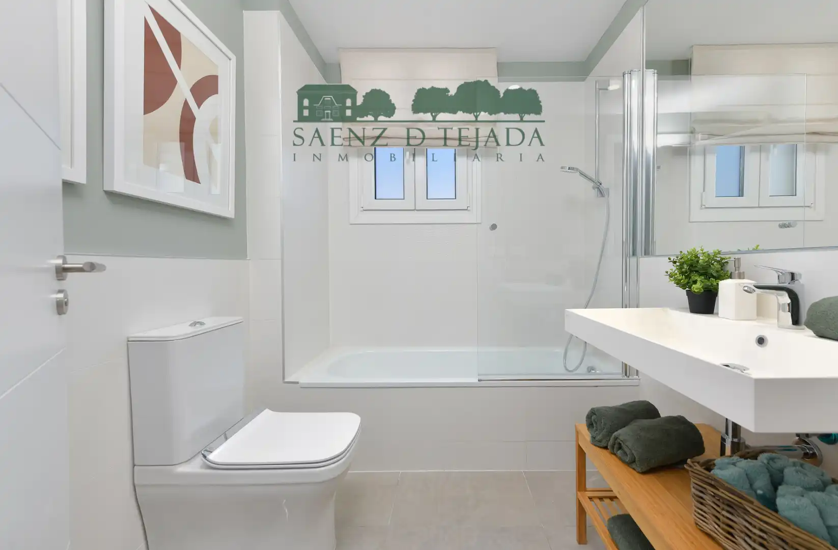 Baño de Casa o chalet de alquiler en Dos Hermanas con Aire acondicionado, Calefacción y Jardín privado