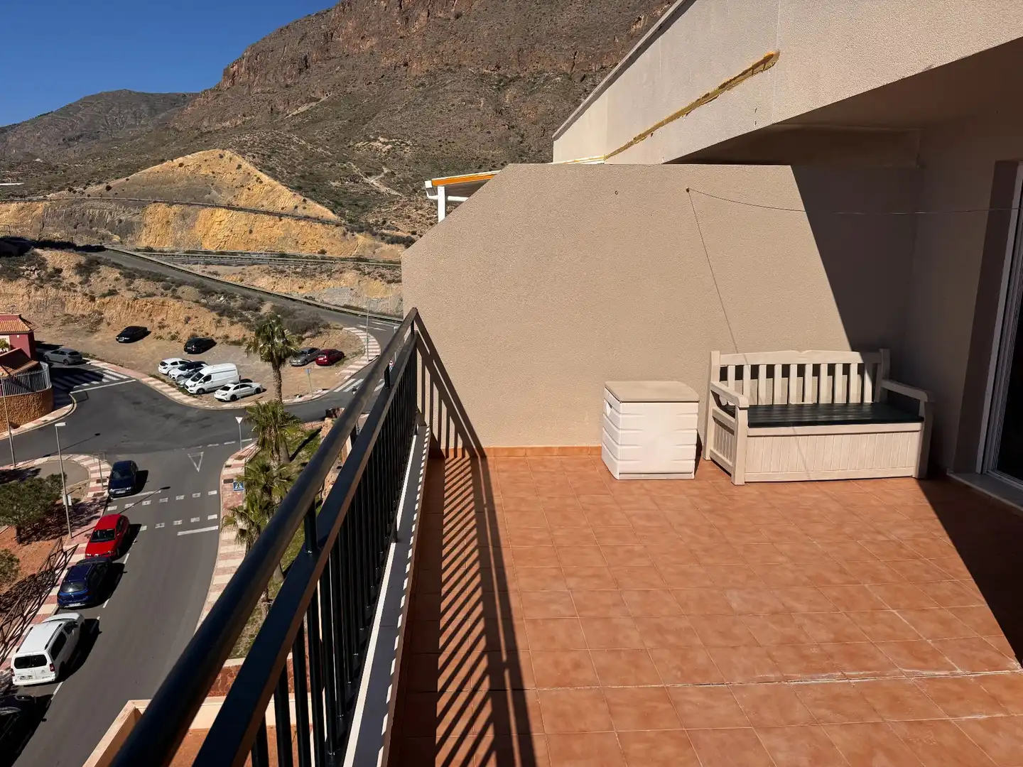 Terraza de Apartamento en venta en Roquetas de Mar con Aire acondicionado, Terraza y Amueblado