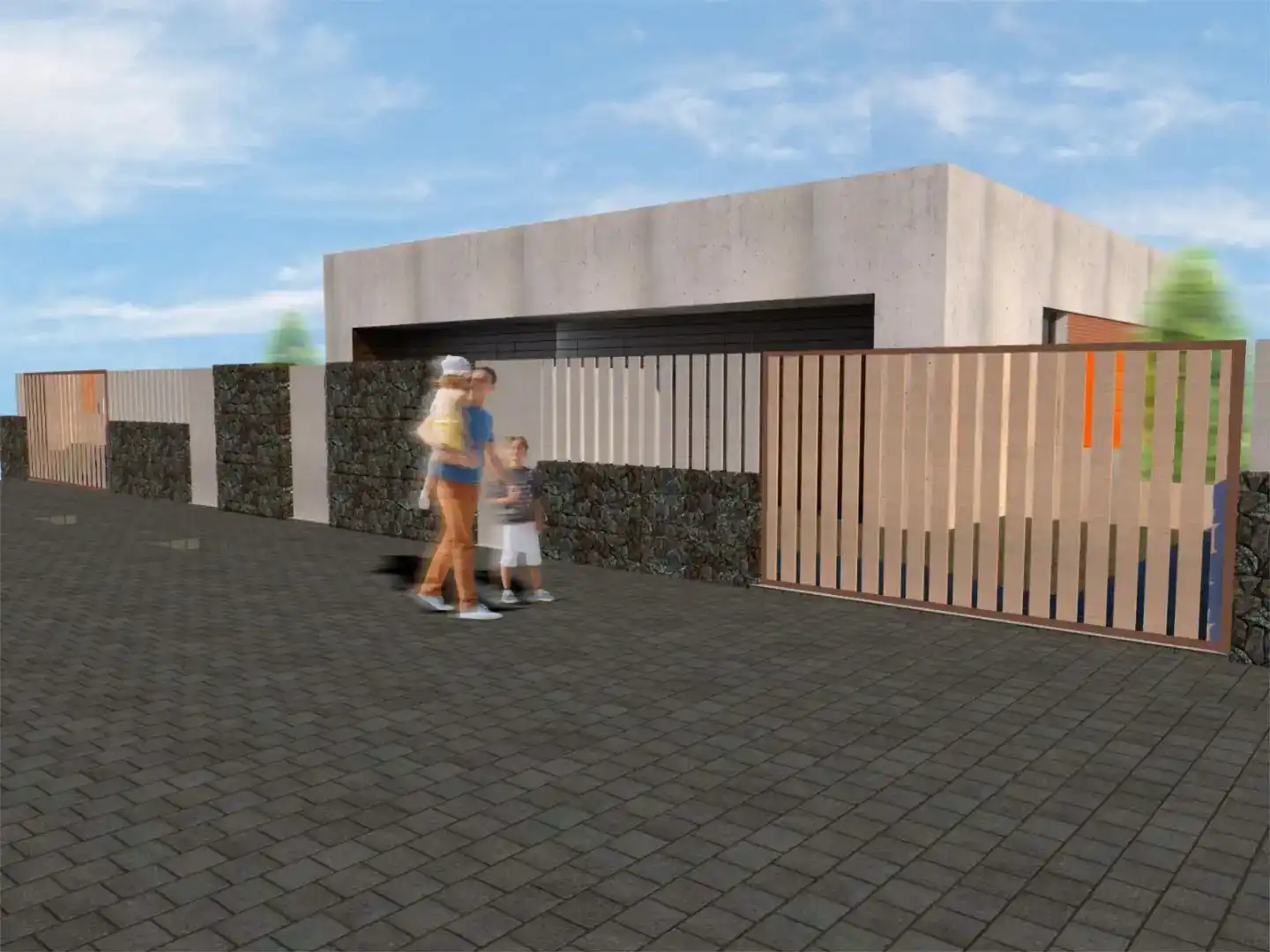 Außenansicht von Maisonette zum Verkauf in La Oliva mit Klimaanlage und Schwimmbad