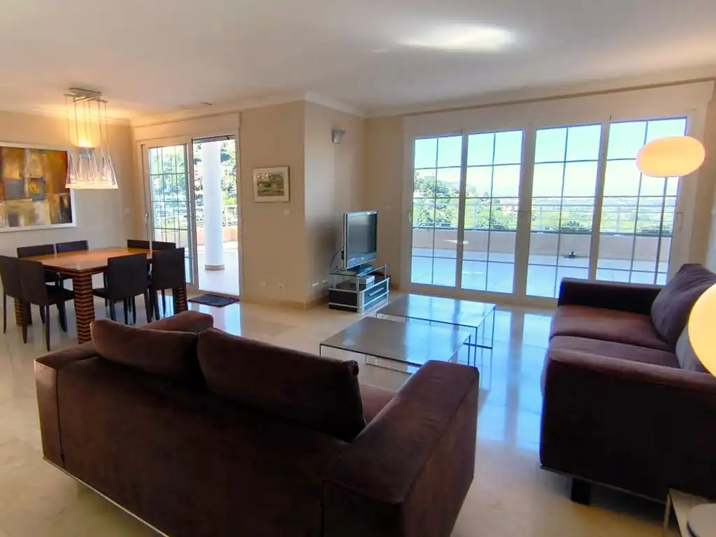 Wohnzimmer von Dachboden zum Verkauf in Dénia mit Klimaanlage, Heizung und Terrasse