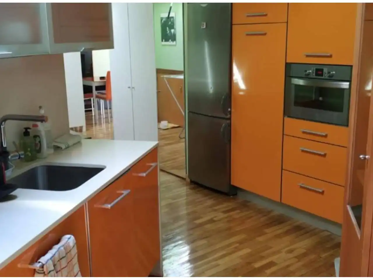 Kitchen of Duplexes for sale in Ourense Capital   with Air Conditioner, Heating and Storage room