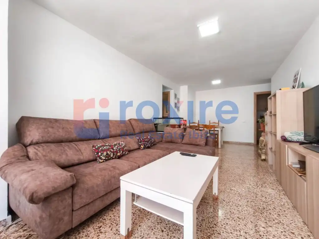 Wohnzimmer von Wohnung zur Miete in Eivissa mit Terrasse, Möbliert und Ofen