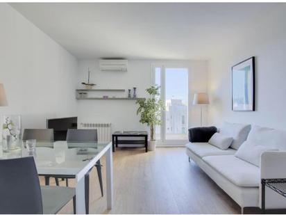 Sala d'estar de Àtic en venda en  Barcelona Capital amb Aire condicionat, Calefacció i Parquet