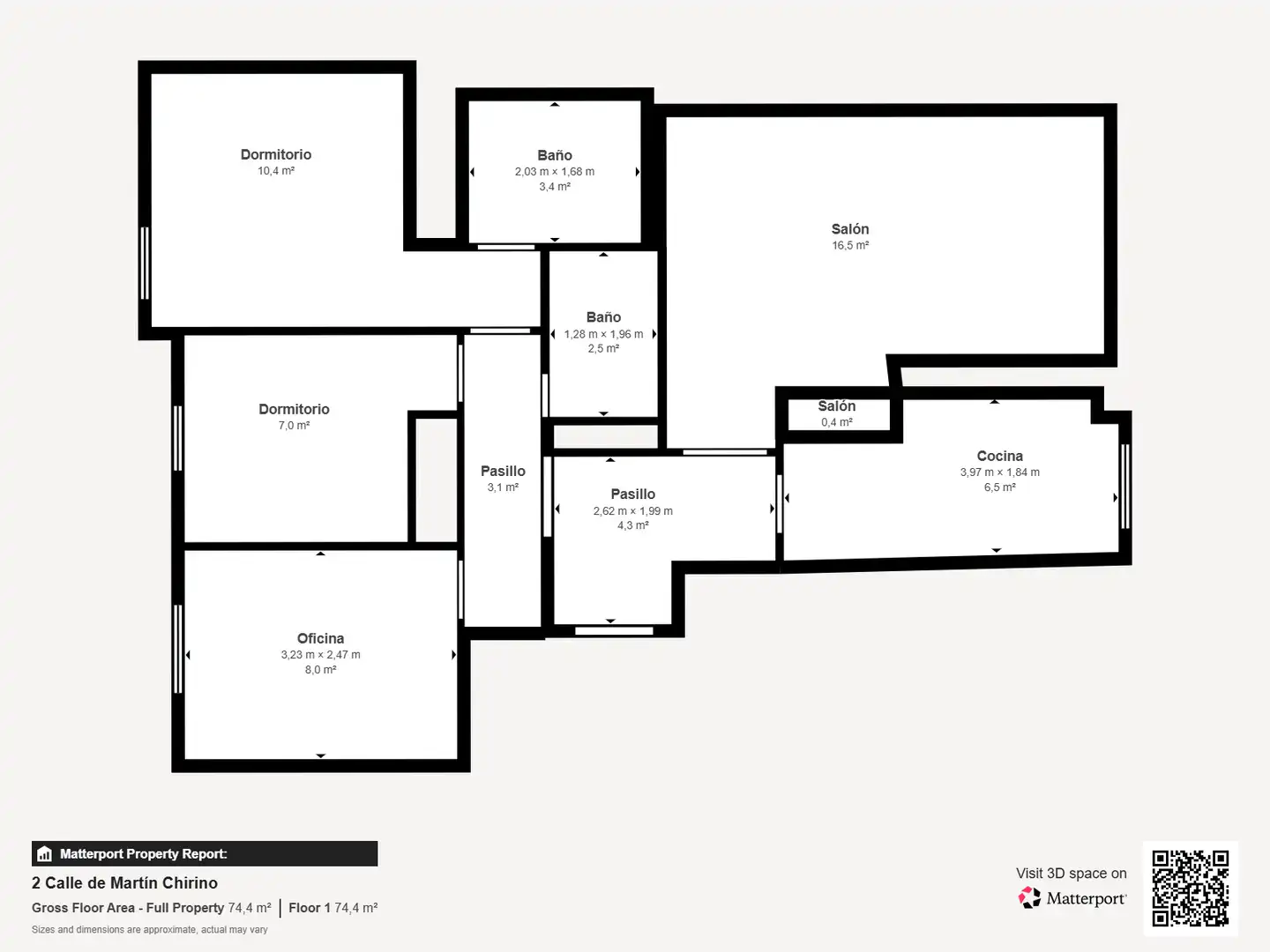 Flat for sale in Pinto  with Air Conditioner, Heating and Storage room