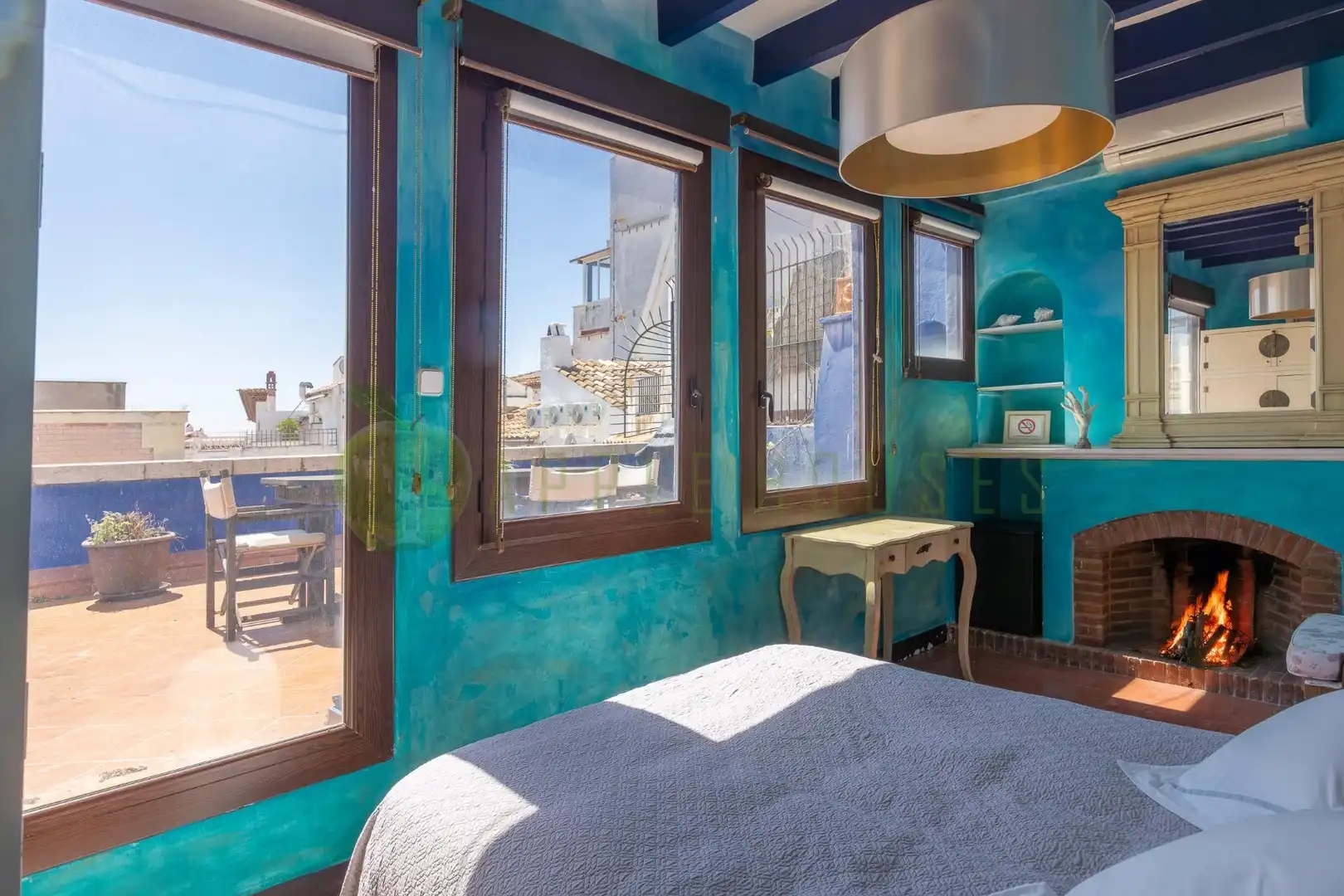 Bedroom of Houses for sale in Sitges  with Air Conditioner, Heating and Terrace