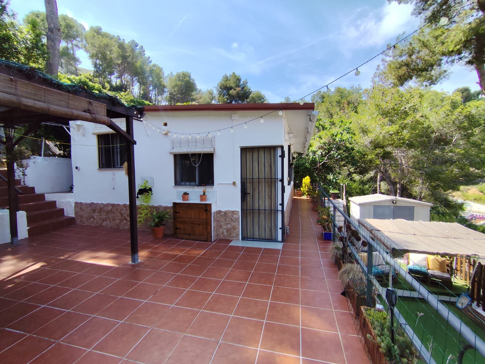 Jardí de Finca rústica en venda en Cunit amb Calefacció, Jardí privat i Terrassa